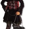 Gothic Girl Kinderkostüm S -Cosly Verkaufsgeschäft 17552 Gothic Girl Kinderkostuem Gothic Hexen Kinderkostuem Halloweenkostuem fuer Maedchen Karnevalskostuem Gothic Girl Child Costume