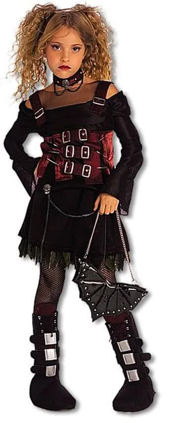 Gothic Girl Kinderkostüm S 3 Gothic Girl Kinderkostüm S