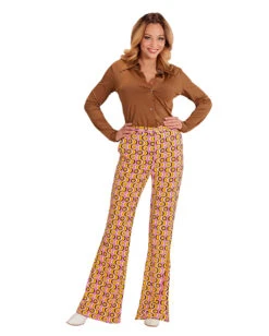 70ies Damen Schlaghose Crazy -Cosly Verkaufsgeschäft 70er jahre groovy damenhose discs schlaghose hippie faschingskostuem 70s hippie trousers 29424 3