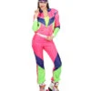 80er Jahre Trainingsanzug Frauenkostüm -Cosly Verkaufsgeschäft 80er jahre trainingsanzug damenkostuem mottoparty verkleidung 80s costume 36748