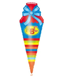 Folienballon ABC Schultüte 111cm