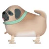 Air-Walker Hund Mops Folienballon 60cm