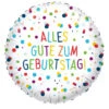Alles Gute Zum Geburtstag Konfetti Folienballon -Cosly Verkaufsgeschäft alles gute zum geburtstag konfetti folienballon happy birthday german foil balloon 38935