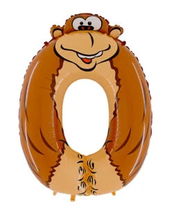Animaloon Zahl 0 Affe