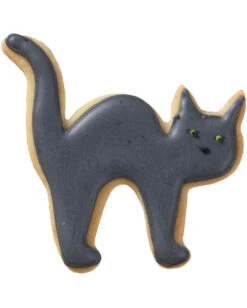 Plätzchenform Katze 8cm -Cosly Verkaufsgeschäft austechform halloween katze klein plaetzchenform mit halloween motiv weihnachtsplaetzchen form fuer katzen fans 28574 4