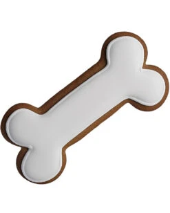Plätzchenform Knochen 10cm -Cosly Verkaufsgeschäft austechform knochen plaetzchenform mit halloween motiv weihnachtsplaetzchen form fuer hunde fans 28576 4