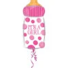 Babyflasche Folienballon "Its A Girl"