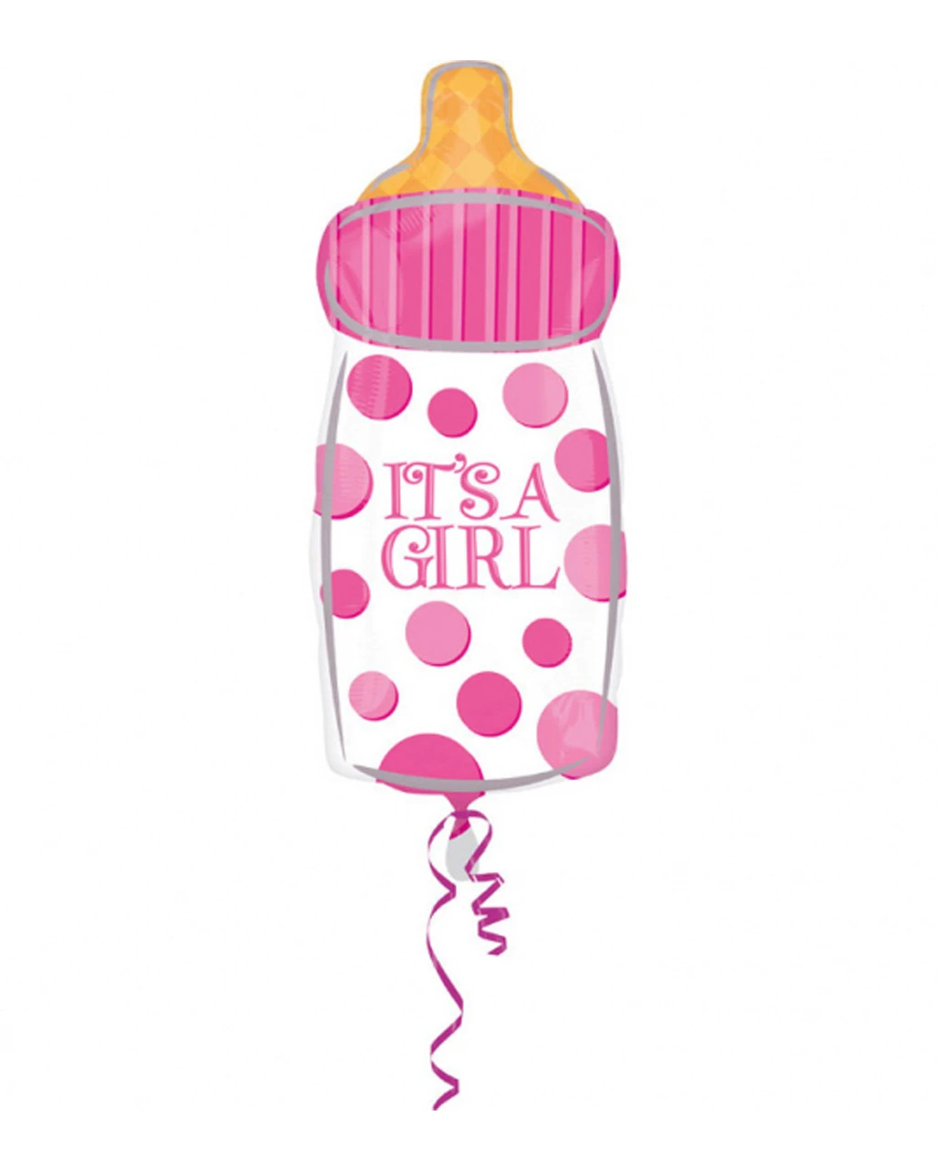 Babyflasche Folienballon "Its A Girl" 3 Babyflasche Folienballon "Its A Girl"