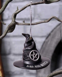 Bad Ass Witch Hängedeko Ornament 9cm -Cosly Verkaufsgeschäft bad ass witch haenge ornament bad ass witch hanging ornament hexendeko 53382 06