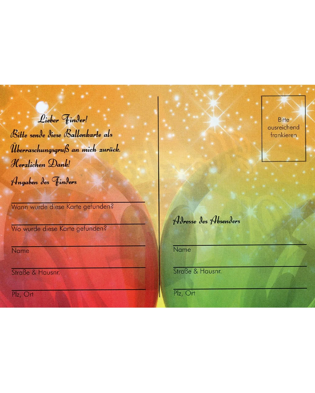 Herzlichen Glückwunsch Ballon-Grußkarten 4 Herzlichen Glückwunsch Ballon-Grußkarten – Bild 2