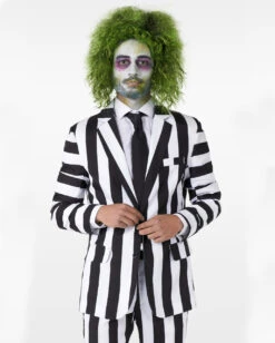 Beetlejuice Anzug - Suitmeister -Cosly Verkaufsgeschäft beetlejuice anzug suitmeister opposuits anzug beetlejuice kostuem anzug beetlejuice verkleidung gestreifter anzug 54381 4