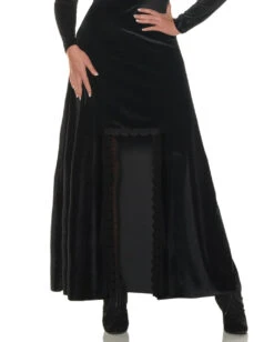 Schwarze Zauberin Kostüm 7 Schwarze Zauberin Kostüm -Cosly Verkaufsgeschäft black magic sorceress kostuem schwarzer zauberin kapuzen kostuem halloween damen kostuem 38723 03