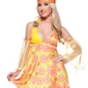 Blumenkind Minikleid Medium -Cosly Verkaufsgeschäft blumenkind hippie kostuem hippie kleid flower power kostuem 18350 01 m