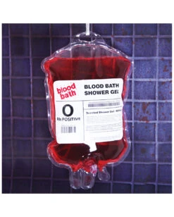 Blutbad Duschgel Im Transfusionsbeutel -Cosly Verkaufsgeschäft blut duschgel im tranfusionsbeutel blood bath shower gel horrorfilm und halloween geschenkartikel 52421 2