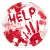Blutige Halloween Pappteller Help 10 St. -Cosly Verkaufsgeschäft blutige halloween pappteller help halloween partygeschirr 28500