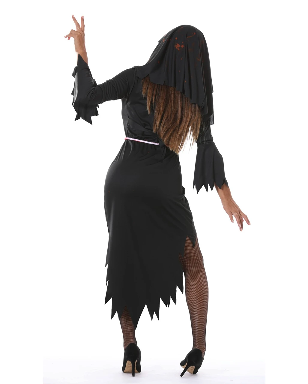 Zombie Klosterschwester Kostüm 4 Zombie Klosterschwester Kostüm – Bild 2