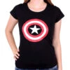 Captain America Frauen T-Shirt The Shield -Cosly Verkaufsgeschäft captain america girlie shirt captain america shild t shirt fan shirts von avengers 23473