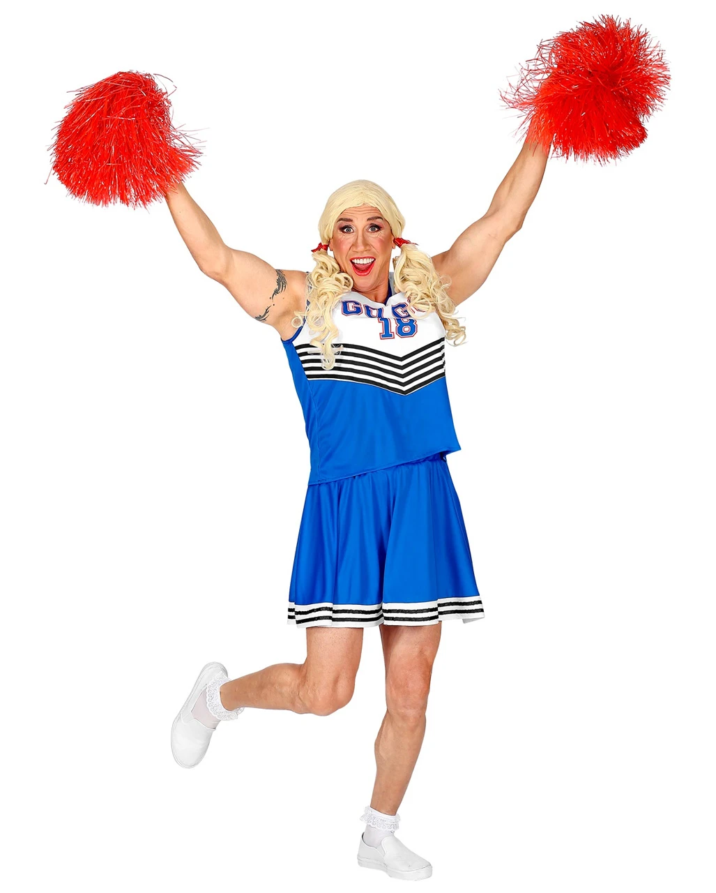Cheerleader Männer Kostüm 6 Cheerleader Männer Kostüm – Bild 4