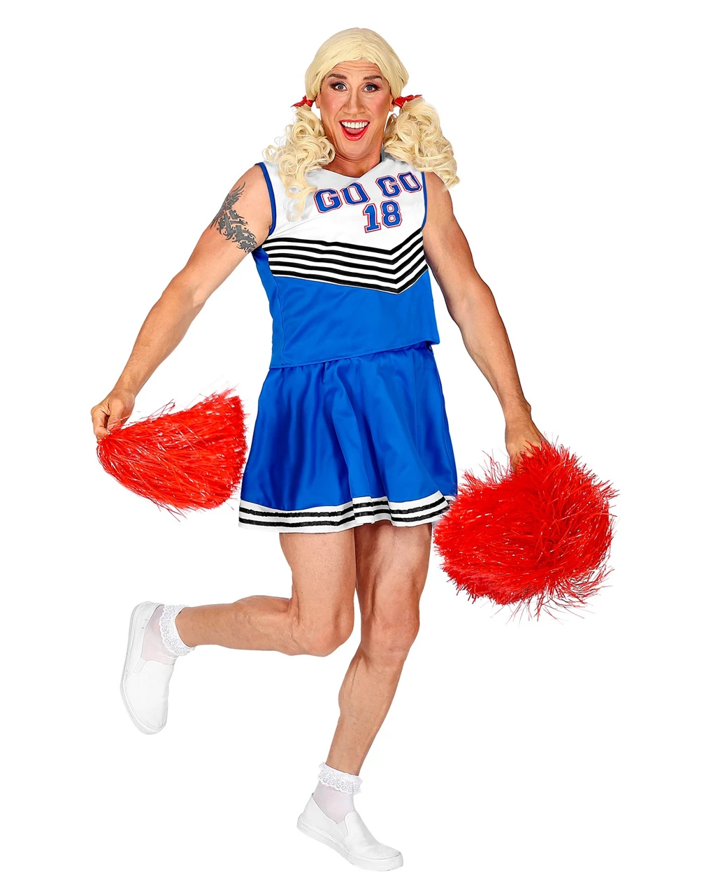Cheerleader Männer Kostüm 3 Cheerleader Männer Kostüm