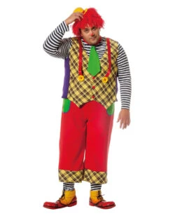 Herrenkostüm Clown Oleg -Cosly Verkaufsgeschäft clown oleg herren kostuem lustiger faschingsclown verkleidung klassisches clown kostuem 36480 3