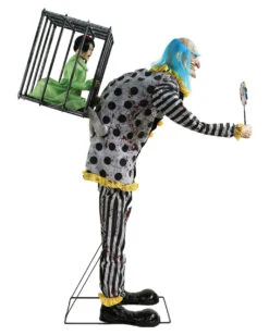 Happy Candy Clown Halloween Animatronic -Cosly Verkaufsgeschäft creepy candy clown halloween animatronic geisterbahnfiguren und animatronics halloween deko mr happy candy clown animatronic 39614 3