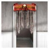 Horror Zirkus Türvorhang -Cosly Verkaufsgeschäft creepy carneval tuervorhang halloween tuer dekoration mit clown motiv 24600