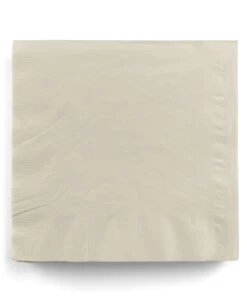 Cremefarbene Papierservietten 20 St.