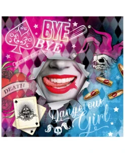 12 Dangerous Girl Superheldin Servietten