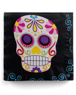 Dia De Los Muertos Sugar Skull Servietten