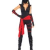 Sexy Ninja Kostüm Für Damen Deluxe -Cosly Verkaufsgeschäft deadly ninja damenkostuem halloween kostueme fuer frauen ninja faschings kostuem 27984