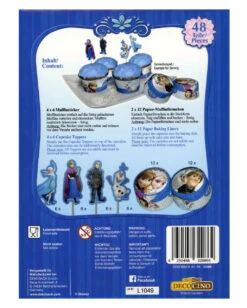 Die Eiskönigin Muffin Set 48 Tlg. -Cosly Verkaufsgeschäft disney frozen muffin set 48 teilig die eisprinzessin cupcake foermchen frozen fanartikel 27774 2
