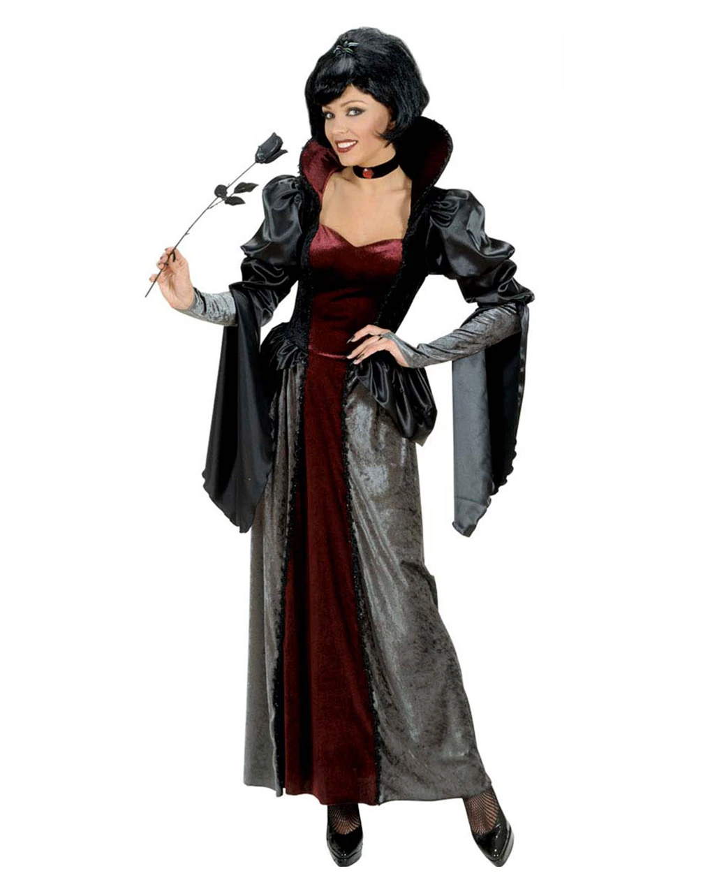 Finstere Vampir Gräfin Kostüm Deluxe 3 Finstere Vampir Gräfin Kostüm Deluxe