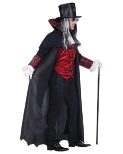 Edler Vampir Graf Kostüm -Cosly Verkaufsgeschäft edler vampir lord kostuem vampire lord halloween costume halloween kostuem fuer herren 53455 2