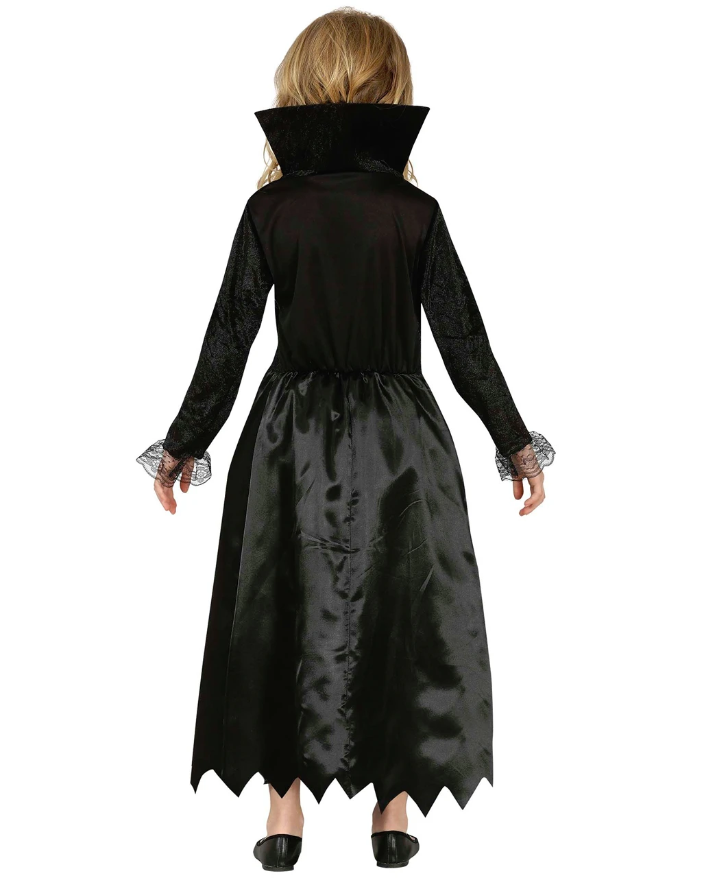 Elegantes Vampiress Kinder Kostüm 4 Elegantes Vampiress Kinder Kostüm – Bild 2