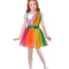 Einhorn Kostüm Für Mädchen -Cosly Verkaufsgeschäft einhorn maedchenkostuem regenbogenfargiges einhorn kostuem fuer kinder rainbow unicorn costume 36559 01