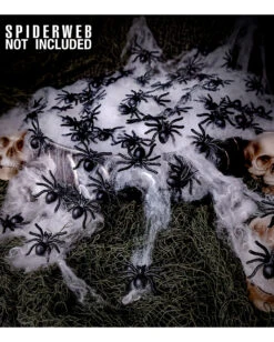 60 St. Eklige Halloween Spinnen -Cosly Verkaufsgeschäft eklige halloween spinnen 60 stueck halloween deko vinyl spiders halloween decoration 36384 03