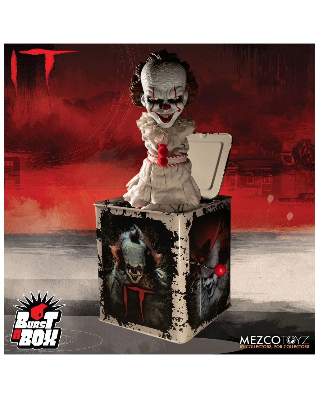ES Pennywise Jack-in-a-Box Sammlerfigur 36cm 4 ES Pennywise Jack-in-a-Box Sammlerfigur 36cm – Bild 2