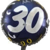Ballon Mit Zahl 30 Schwarz-gold 45 Cm -Cosly Verkaufsgeschäft folienballon 30 30 geburtstag geschenkidee helium ballon geschenkartikel ballon 30 geburtstag 29977