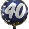 Ballon Mit Zahl 40 Schwarz-gold 45 Cm -Cosly Verkaufsgeschäft folienballon 40 40 geburtstag geschenkidee helium ballon geschenkartikel ballon 40 geburtstag 29972