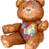Sitzender Geburtstags Bär Folienballon -Cosly Verkaufsgeschäft folienballon happy birthday baer geschenkartikel geburtstag kindergeburtstag dekoration 35716