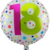 Konfetti 18. Geburtstag Folienballon -Cosly Verkaufsgeschäft folienballon konfetti 18 geburtstag heliumballon geburtstagsgeschenk geschenkidee geburtstag ballon 36521