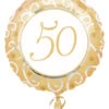 Folienballon Gold 50. Geburtstag