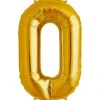 Folienballon Zahl 0 Gold -Cosly Verkaufsgeschäft folienballon null gold heliumballon luftballon mit nummer als motiv 22781