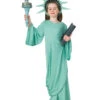 Freiheitsstatue Kostüm Für Kinder -Cosly Verkaufsgeschäft freiheitsstatue kinderkostuem usa verkleidung kids statue of liberty costume 31054