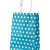 Türkise Geschenktasche Gepunktet Klein -Cosly Verkaufsgeschäft geschenktuete tuerkis gepunktet klein geschenktasche geschenkverpackung tuete 29839 neu