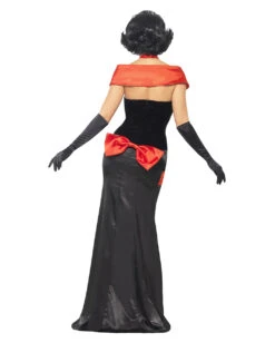 Glamour Vampiress Damen Kostüm -Cosly Verkaufsgeschäft glamour vampiress kostuem edle vampirbraut halloween verkleidung blutsauger abendkleid 21002 3
