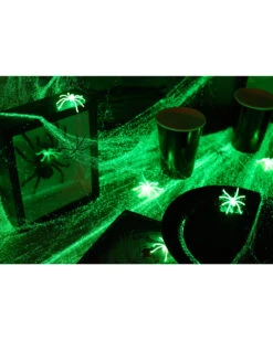 Glow In The Dark Spinnweben 100 G -Cosly Verkaufsgeschäft glow in the dark spinnweben 100g spinnennetz das im dunklen leuchtet halloween dekoration 28659 03