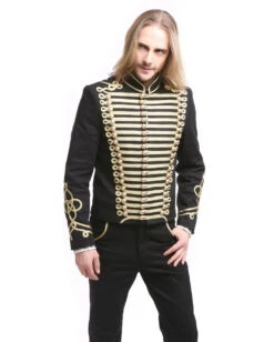 Gothic Parade Jacke Schwarz Gold 9 Gothic Parade Jacke Schwarz Gold -Cosly Verkaufsgeschäft gothic parade herren jacke schwarz gold offiziersjacke mit gold boduere dompteursjacke schwarz 39104 2