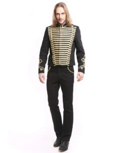 Gothic Parade Jacke Schwarz Gold 10 Gothic Parade Jacke Schwarz Gold -Cosly Verkaufsgeschäft gothic parade herren jacke schwarz gold offiziersjacke mit gold boduere dompteursjacke schwarz 39104 3