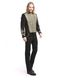 Gothic Parade Jacke Schwarz Gold 11 Gothic Parade Jacke Schwarz Gold -Cosly Verkaufsgeschäft gothic parade herren jacke schwarz gold offiziersjacke mit gold boduere dompteursjacke schwarz 39104 4